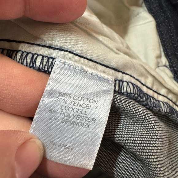 J Jill Denim Authentic Fit Front Slit Ankle Jeans Womens 10 with side zip - Picture 7 of 12